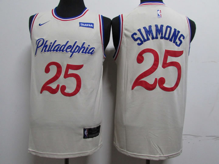 76ers 25 Ben Simmons Cream 2019-20 City Edition Nike Swingman Jersey,We sell and wholesale 76ers 25 Ben Simmons Cream 2019-20 City Edition Nike Swingman Jersey on line form chian!